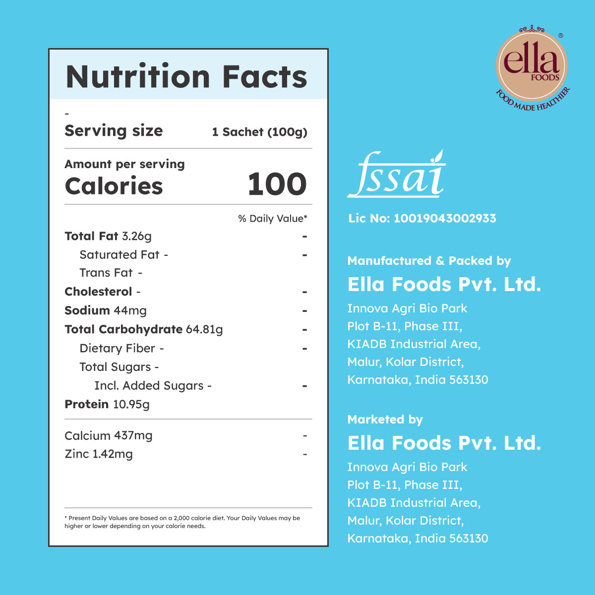 Ella Foods Black Pepper Powder | Pack of 2 (100g Each) | Cryogenically Ground | 2X Aroma & Flavour | 100% Pure & Natural | 18-Month Shelf Life | No Additives