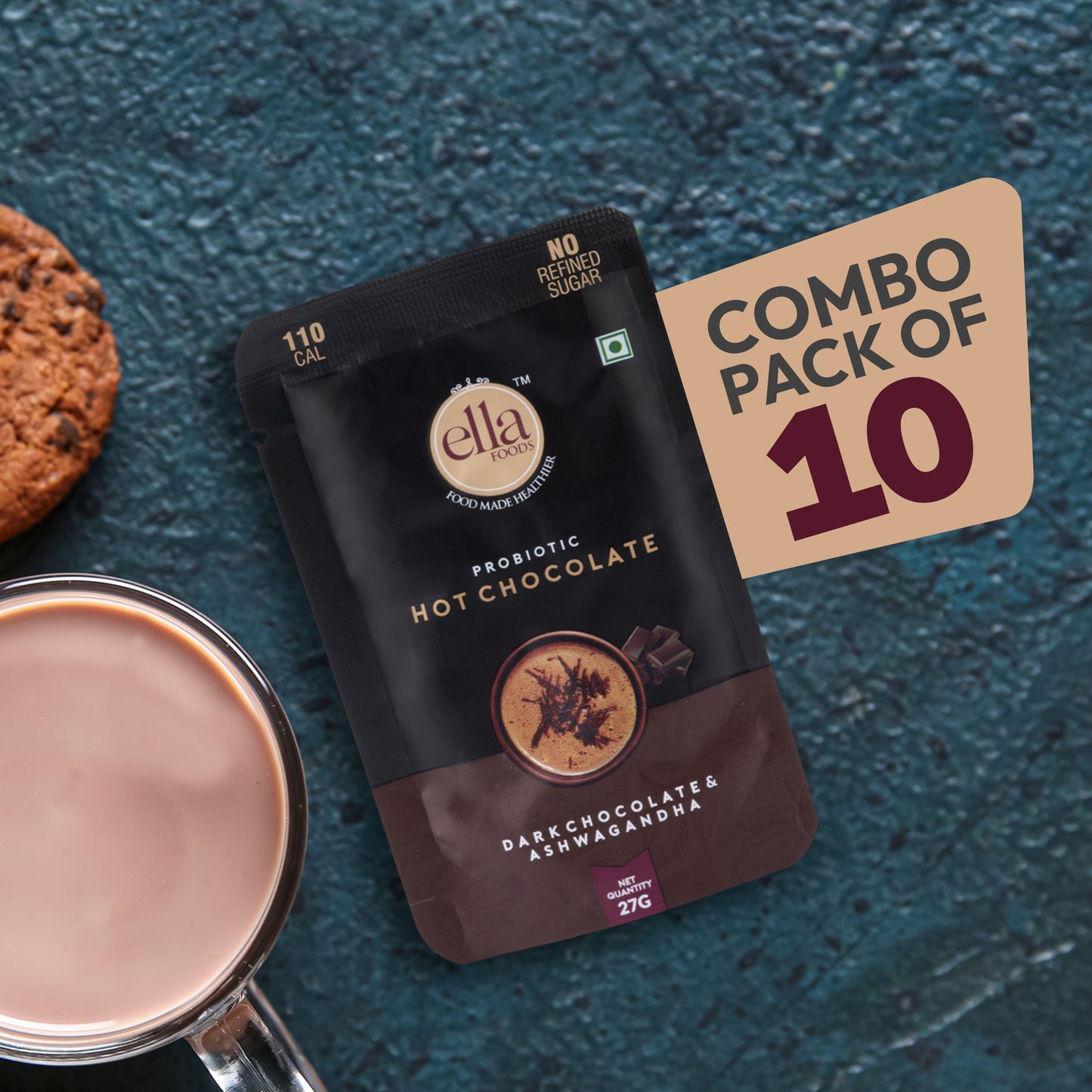 Instant Probiotic Hot Chocolate | 27grams each | Combo Pack