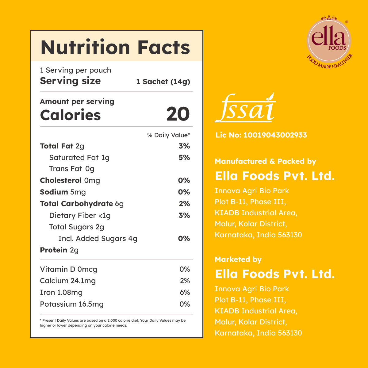 Ella Foods Combo Pack of 10 | Hot Chocolate (5) + Turmeric Latte (5) | Probiotic, Antioxidant-Rich Instant Drinks