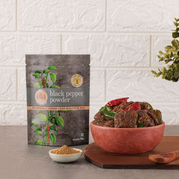 Ella Foods - Black Pepper / Kali Mirch Powder (100 g)