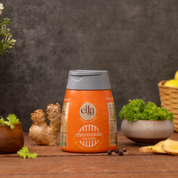 Ella Foods - Chermoula Seasoning- Pack of 2 (100g x 2)