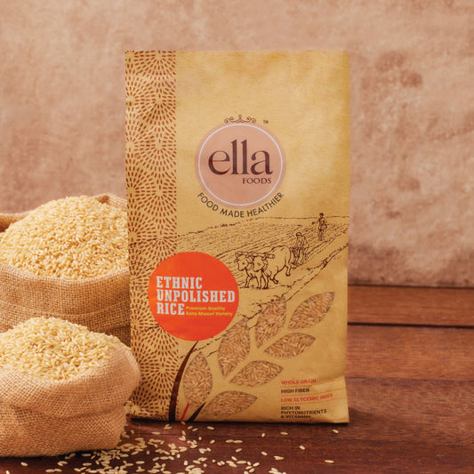 Ella Foods - Ethnic Unpolished Brown Rice (1kg)