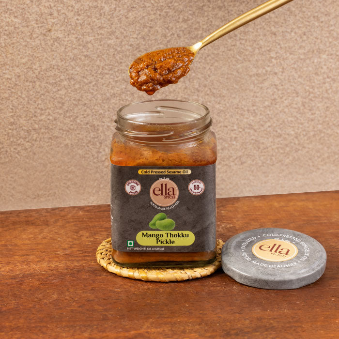 Ella Foods - Mango Thokku Pickle- Pack of 2 (250g x 2)