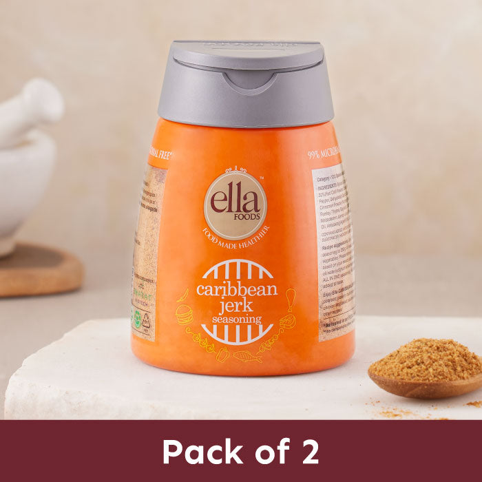 Ella Foods - Caribbean Jerk Seasoning- Pack of 2 (100g x 2)
