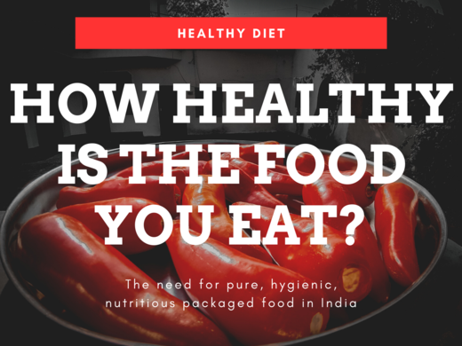 The need for pure, hygienic, nutritious packaged food in India