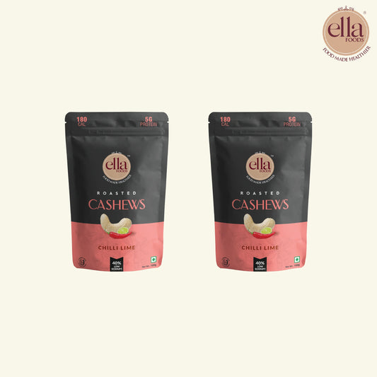 Chilli Lime Cashews - Pack of 2 - 100g Each