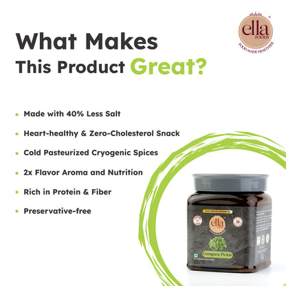 Soul Food Duo : Ella Foods Unpolished Brown Rice - 1 Kg & Gongura Pickle - 250g