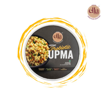 Probiotic Upma - Ready to Eat | Added Pre & Probiotics | 65 g  | Combo Pack