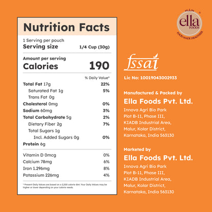 Peri Peri Almond | 30 grams each | Mini Pack of 5 | 40% Low Sodium Salt