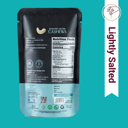 Ella Foods Assorted Mini Nuts Pack (10 x 27g) | Roasted Almonds & Cashews | 40% Low Sodium | Healthy On-the-Go Snack | Travel-Friendly | 6-Month Shelf Life