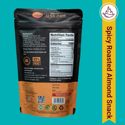 Assorted Nuts Combo by Ella Foods (4 x 100g) | Peri Peri Almonds, Salted Cashews, Coconut Toasted Almonds & Chilli Lime Cashews | 40% Low Sodium | Roasted & Seasoned | 6-Month Shelf Life