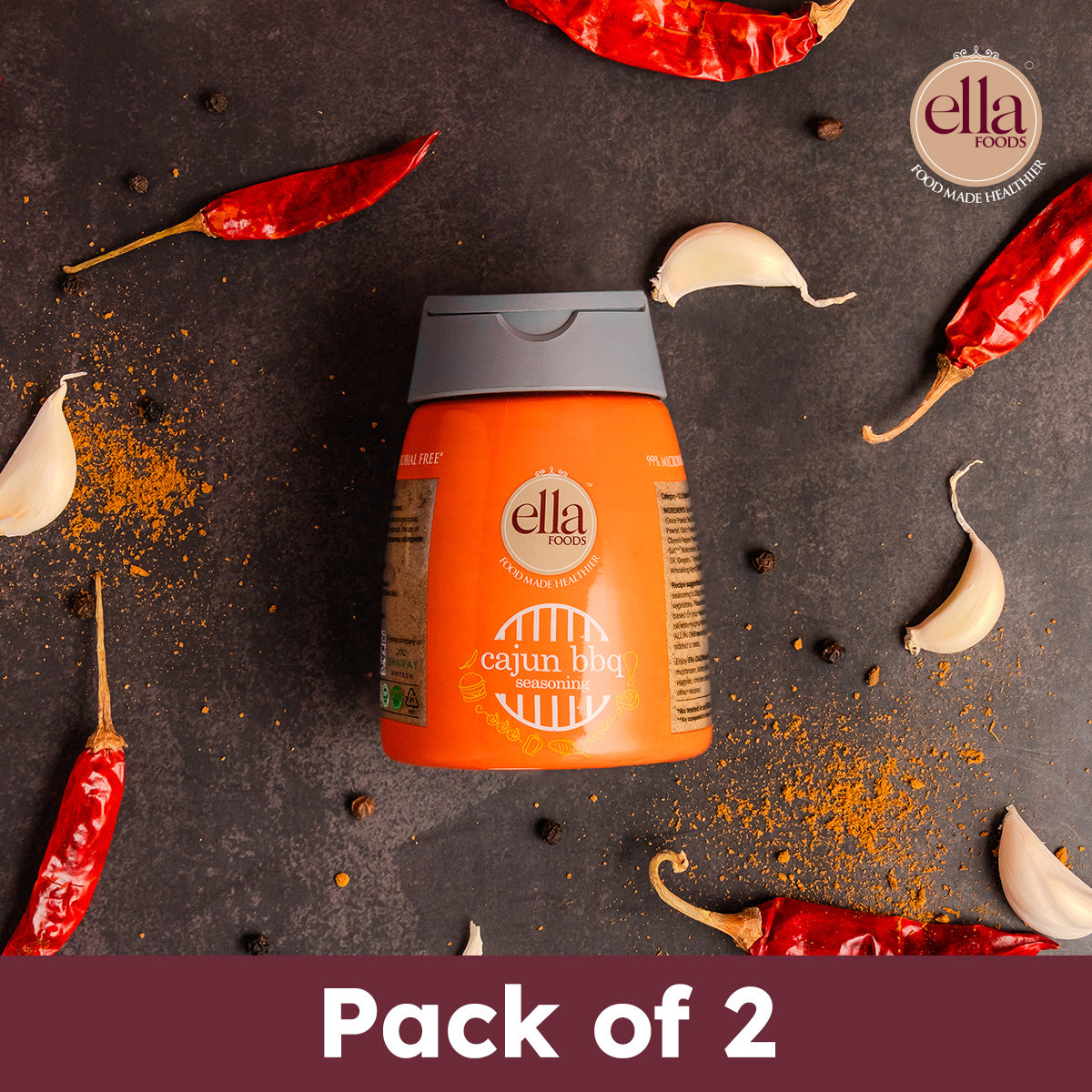 Cajun BBQ Seasoning | 100 grams each | Pack of 2