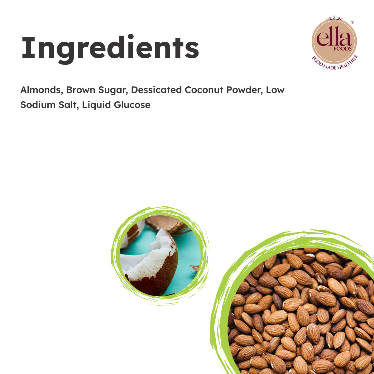 Coconut Toasted Almonds - 100g