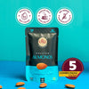 Ella Foods Salted Almonds Mini Pack (5 x 27g) | 40% Low Sodium Roasted Almond Snack | Healthy On-the-Go Snack | 6-Month Shelf Life