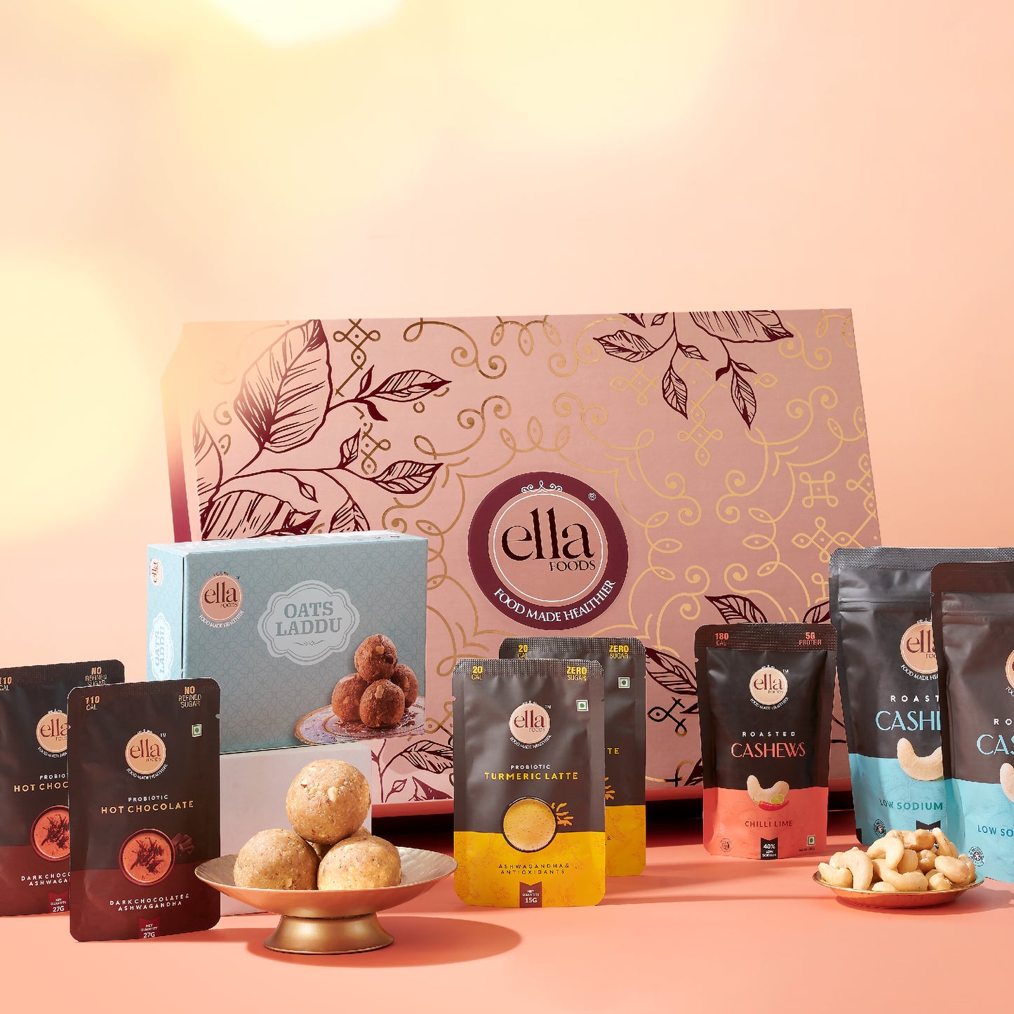 Ella Foods Majestic Hamper Box of Gourmet Goodies | Perfect Gift for Festive Occasions