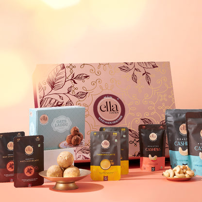 Ella Foods Majestic Hamper Box of Gourmet Goodies | Perfect Gift for Festive Occasions