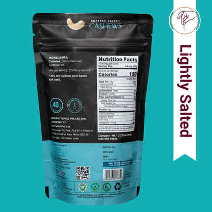 Ella Foods Healthy Nuts Combo (Pack of 5 x 100g) | Salted Almonds, Salted Cashews, Chilli Lime Cashews, Peri Peri Almonds & Coconut Toasted Almonds | Roasted Nut Snacks | 40% Low Sodium