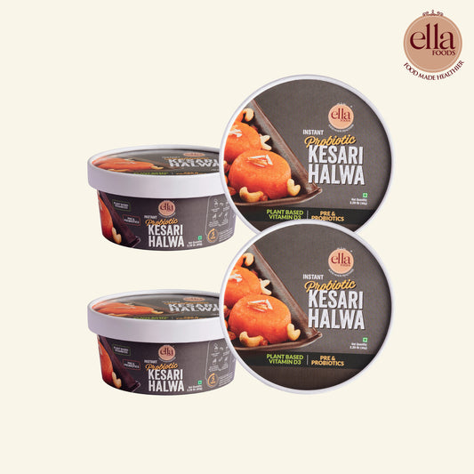 Kesari Halwa| Added Pre & Probiotics | 65 grams each | Pack of 2