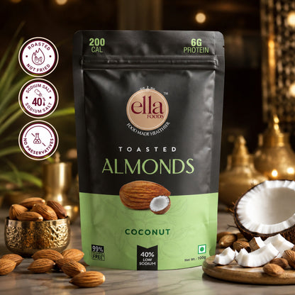 Ella Foods Majestic Gift Hamper | Premium Nuts, Turmeric Latte, Hot Chocolate & Traditional Laddus | Luxury Diwali & Festive Gift Box