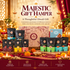Ella Foods Majestic Gift Hamper | Premium Nuts, Turmeric Latte, Hot Chocolate & Traditional Laddus | Luxury Diwali & Festive Gift Box