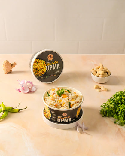 Ready to Eat Tangy Millet Poha 80g  | Instant Poha 65g | Instant Upma 65g | Combo Pack of 3 | with added Probiotics