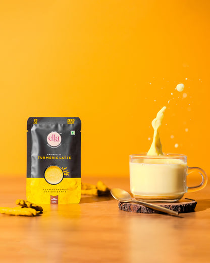 Instant Turmeric Latte & Hot Chocolate Sachets | Combo Pack of 10 (5 each)