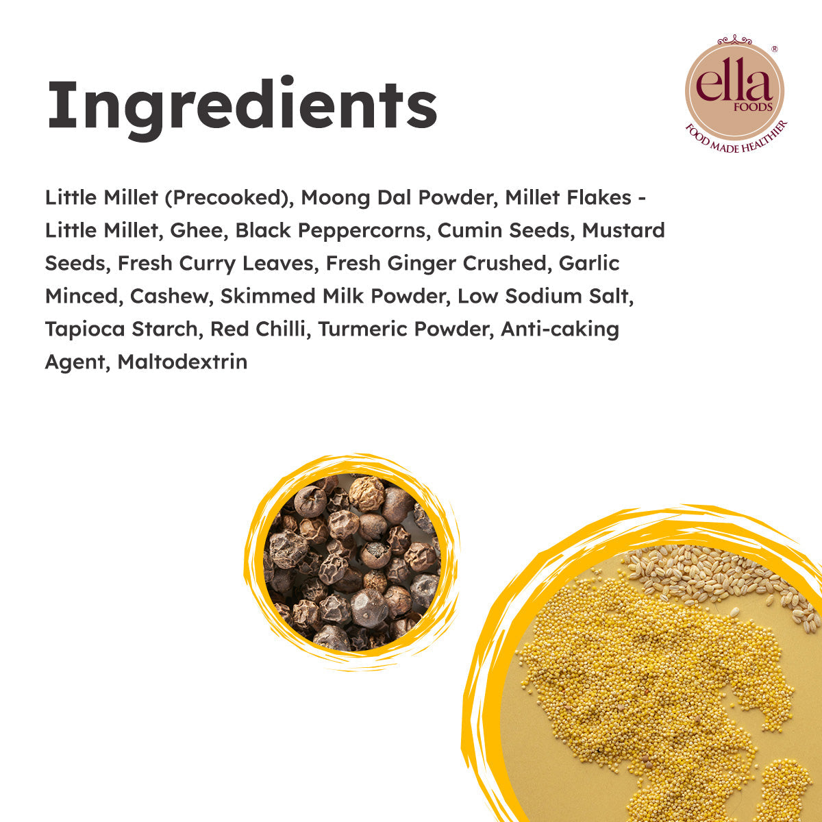 Millet Pongal  |Added Pre & Probiotics | 65 grams each | Pack of 2