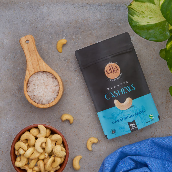 Ella Foods Salted Cashew + Coconut Toasted Almond |100 grams each | Pack of 2