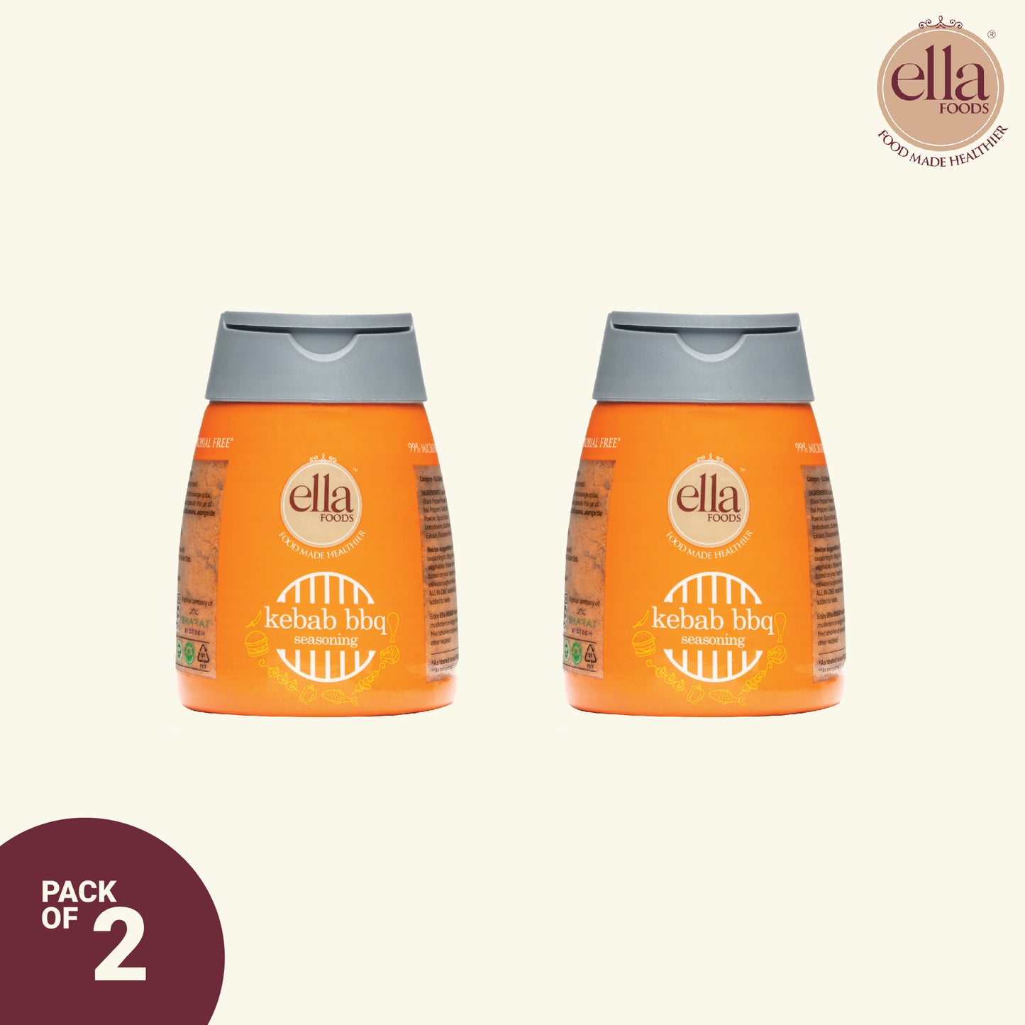 Kebab BBQ Seasoning | 100 grams each | Pack of 2