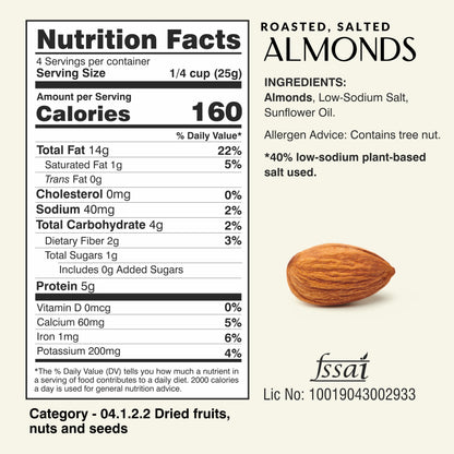 Ella Foods Wholesome Morning Combo | Probiotic Instant Upma & Salted Almonds 27g | Healthy Ready-to-Eat Breakfast Pack