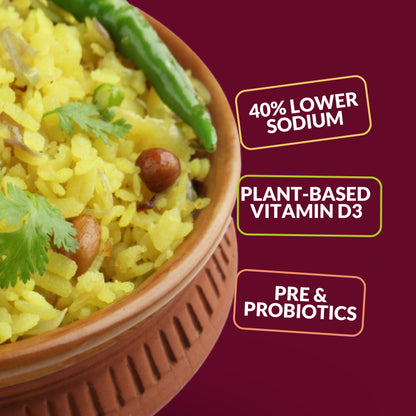 Ella Foods Complete Breakfast & Snack Combo | Tangy Millet Upma, Instant Poha, Salted Almonds 27g, Chilli Lime Cashews 27g & Coconut Toasted Almonds 27g | Healthy Ready-to-Eat Pack