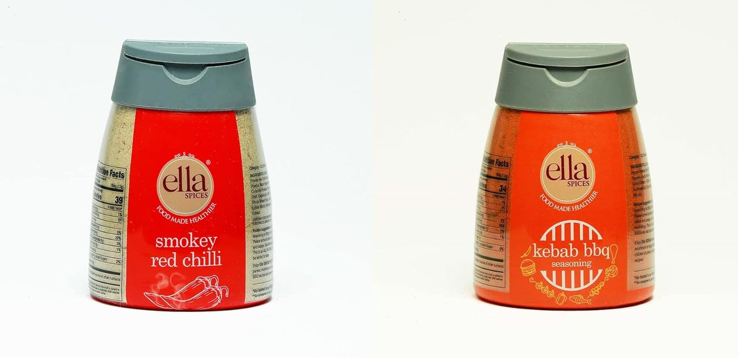 Smokey Red Chilli + Kebab BBQ Seasoning Combo | 100g each | Pack of 2
