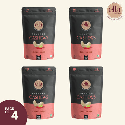 Assorted Nuts Pack | 100 grams each | Pack of 4 | 40% Low Sodium Salt