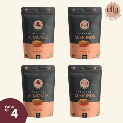 Assorted Nuts Pack | 100 grams each | Pack of 4 | 40% Low Sodium Salt