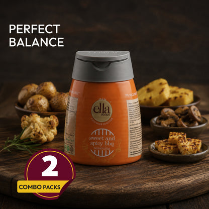 Ella Foods Sweet & Spicy BBQ Seasoning 100g | Ideal for Grills, Fries & Snacks | No MSG | Multipack