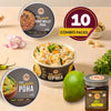 Ella Foods Grand Breakfast Combo with Mango Thokku Pickle | 10-Pack Ready-to-Eat Meal Kit | 3x Tangy Millet Poha 80g, 3x Probiotic Upma 65g, 3x Probiotic Poha 65g + 250g Mango Pickle | Gut-Friendly & No Preservatives