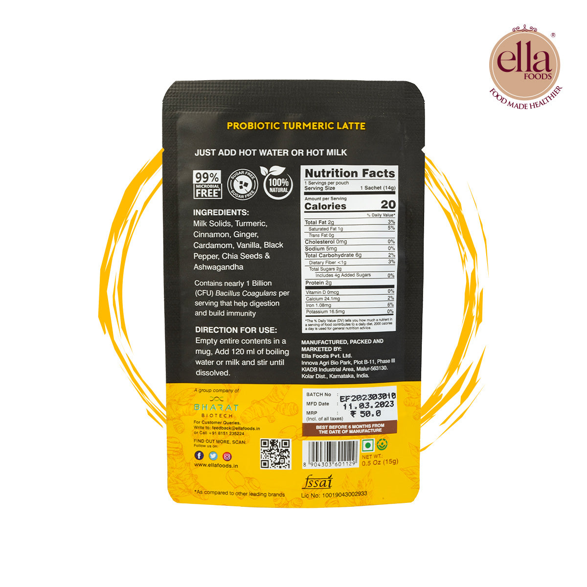 Turmeric Latte | Combo Pack | 15g each