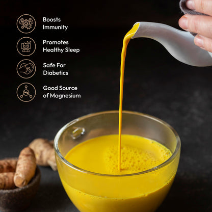 Ella Foods Combo Pack of 10 | Hot Chocolate (5) + Turmeric Latte (5) | Probiotic, Antioxidant-Rich Instant Drinks