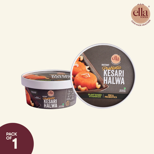Probiotic Kesari Halwa - Ready to Eat | Combo Pack | 65 grams each |