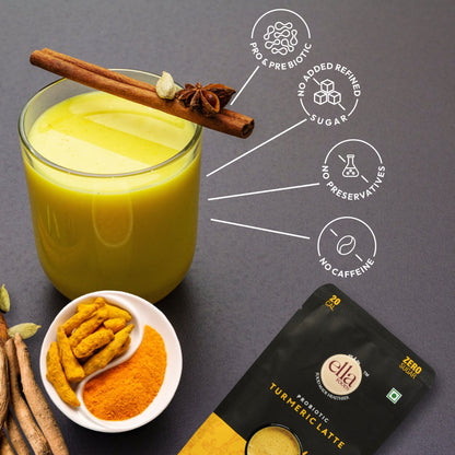 Ella Foods Wellness Indulgence Combo | Chilli Lime Cashews (100g), Salted Almonds (100g), Hot Chocolate (27g) & Instant Turmeric Latte (15g) | Healthy Snacks & Beverage Gift Pack
