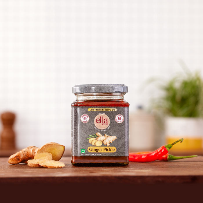 Ella Foods - Low Sodium Pickles Combo - Pack of 5 (250g x 5)