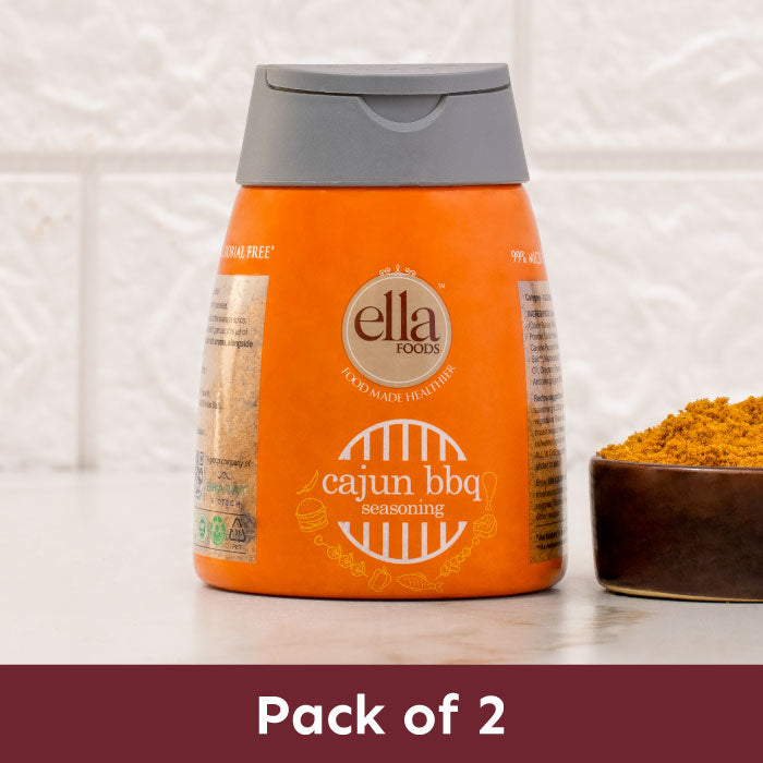 Ella Foods - Cajun BBQ Seasoning- Pack of 2 (100g x 2)