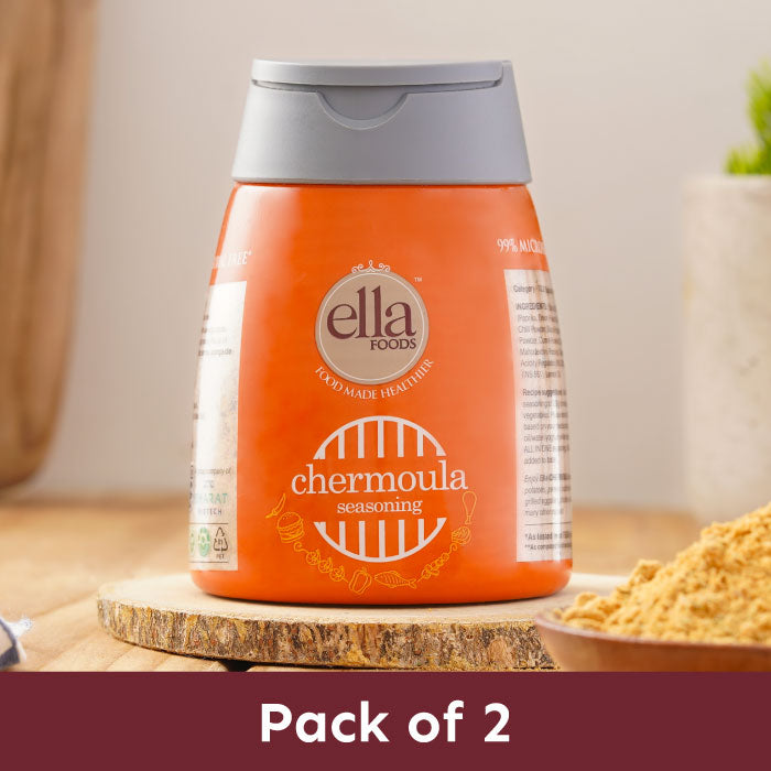 Ella Foods - Chermoula Seasoning- Pack of 2 (100g x 2)